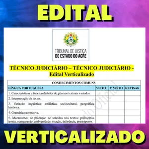 Imagem de capa para o Ebook TÉCNICO JUDICIÁRIO – TÉCNICO EM MICROINFORMÁTICA - TJAC 2024  - Edital Verticalizado
