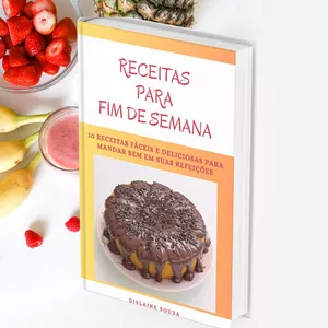 Imagem de capa para o Ebook Receitas para fim de semana