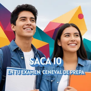 Imagen de portada para Ebook Guía para sacar 10 en el examen CENEVAL de prepa