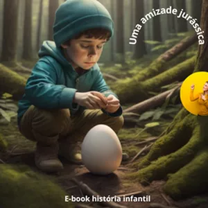 Imagem de capa para o Ebook História infantil  "Uma amizade Jurássica"