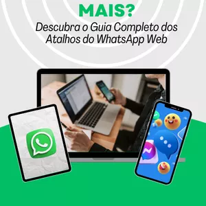 Imagem de capa para o Ebook E-BOOK GUIA COMPLETO DE ATALHOS DO WHATSAPP WEB