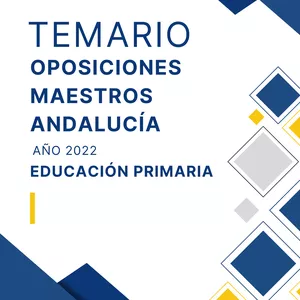 Imagen de portada para Ebook TEMARIO OPOSICIONES PRIMARIA MAESTROS ANDALUCÍA 2022