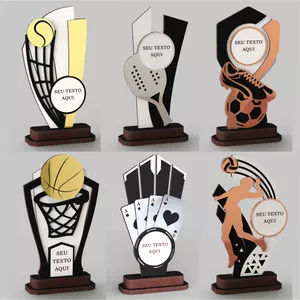 Imagem de capa para o Curso online Pack Vetor +30 Troféu Temáticos para Corte a Laser