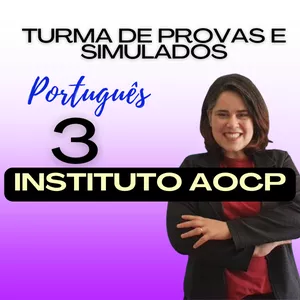 Imagem de capa para o Curso online TURMA DE PROVAS AOCP 3