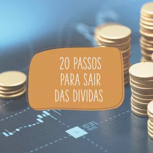 Imagem de capa para o Ebook 20 Passos para sair das dividas 