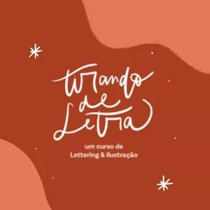 Imagem de capa para o Evento online Tirando de Letra: um curso de lettering e ilustração 