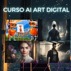 Imagem de capa para o Curso online Curso Midjorney e Ferramentas de Criação de Imagem com IA
