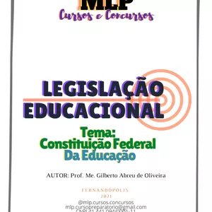 Imagem principal do produto E-book Constituição Federal "Da Educação"