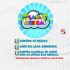 Imagem de capa para o Ebook LATA MUSICAL INFANTIL