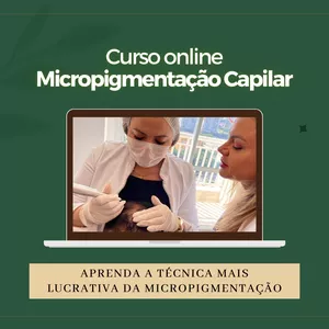 CURSO DE MICROPIGMENTACAO CAPILAR COM VANESSA SILVEIRA  | SOLUCIONE OS PROBLEMAS DA CALVÍCIE por VANESSA ARAÚJO SILVEIRA - VIVER DE TEMPORADA