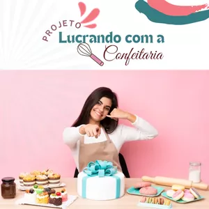 Imagem de capa para o Curso online Projeto Lucrando com a Confeitaria
