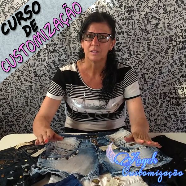 Imagem do curso Renda extra em casa Curso de Customização de Shorts - Angels Customização