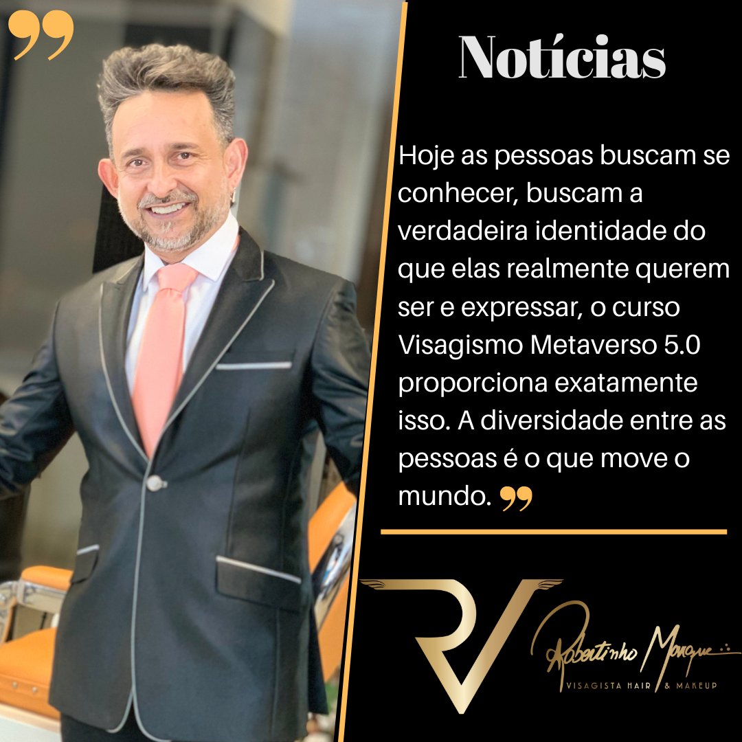 Imagem do curso  VISAGISMO CURSO  COMPLETO ONLINE by ROBERTO MARQUES 