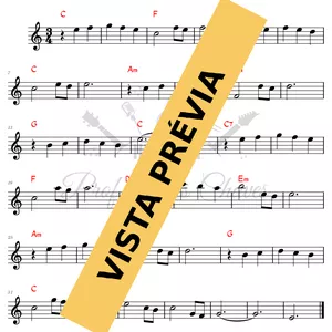 Imagem de capa para o Ebook 🎼 Mum - Tema triste do Chaves - 6623 - Tutorial Partitura e Teclado Fácil