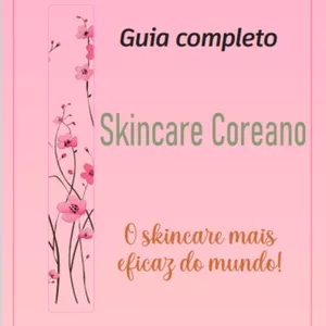 Imagem de capa para o Ebook Guia completo Skincare Coreano