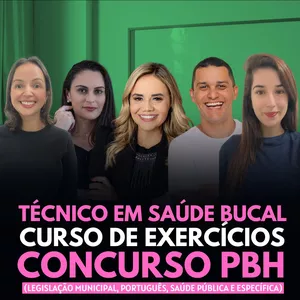 Imagem de capa para o Curso online TÉCNICO EM SAÚDE BUCAL - CURSO DE EXERCÍCIOS - PREPARATÓRIO CONCURSO PREFEITURA DE BELO HORIZONTE 