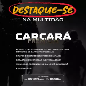 Imagem de capa para o Curso online CARCARÁ PREMIUM