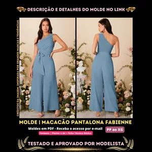 Imagem de capa para o Curso online ✨[Molde em PDF] - Macacão Pantalona Fabienne ID 3990404 [PP ao XG]✨