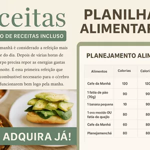 Imagem de capa para o Ebook Planejamento alimentar