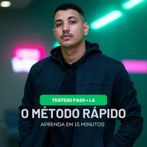 Imagem de capa para o Curso online Tráfego Pago + IA - O Método Rápido