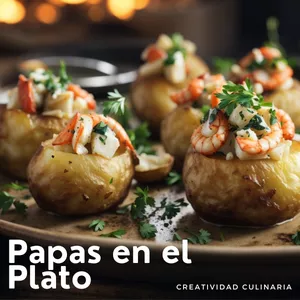 Imagen de portada para Ebook ¡Papas al plato! Creatividad Culinaria