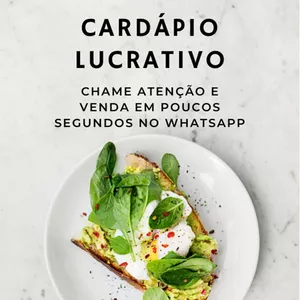 Imagem de capa para o Ebook Cardápio Lucrativo