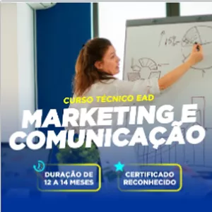 Imagem de Técnico em Marketing e Comunicação Ead criado por Ceted Educacional na hotmart