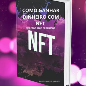 Imagem de capa para o Ebook COMO GANHAR DINHEIRO COM NFT