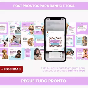 Imagem de PACK PARA BANHO E TOSA criado por Creative Packs Arts na hotmart