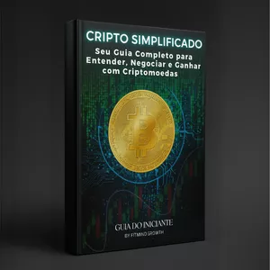Imagem de capa para o Ebook Cripto Simplificado: Seu Guia Completo para Entender, Negociar e Ganhar com Bitcoin e Criptomoedas.