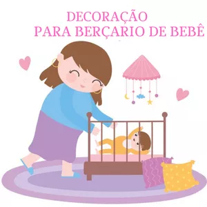 Imagem principal do produto 45 Idéias de Decoração Para Berçario de Bebê
