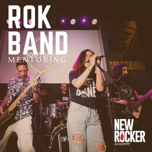 Imagem de capa para o Serviço online Rock Band Mentoring - New Rocker Academy