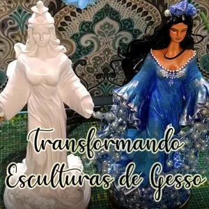 Imagem de capa para o Curso online Transformando Esculturas de Gesso