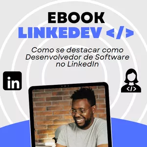 Imagem de capa para o Ebook LinkeDev: LinkedIn para Devs