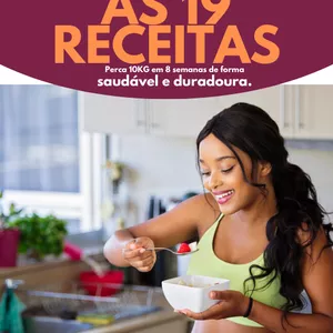 Imagem de capa para o Ebook 19 RECEITAS SECRETAS PARA SECAR BARRIGA