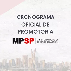 Imagem de capa para o Ebook Cronograma Oficial de Promotoria MPSP