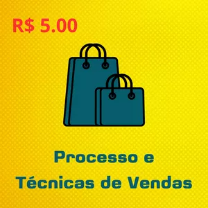Imagem de capa para o Ebook Aula Pronta - Processo e Técnicas de Venda