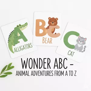 Cover image for Ebook Wonder ABC Animal Adventures from A to Z