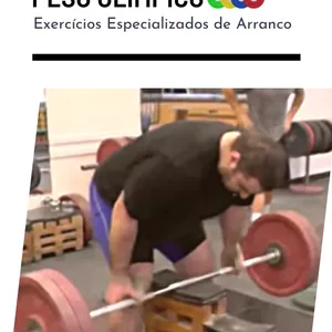 Imagem de capa para o Ebook Levantamento de Peso Olímpico - Exercícios Especializados de Arranco (3)