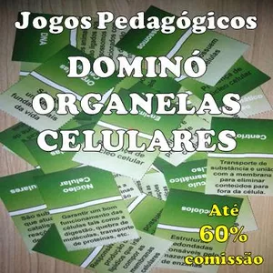 Imagem de capa para o Ebook Dominó Organelas Celulares e suas funções
