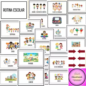 Imagem de capa para o Ebook ROTINA ESCOLAR