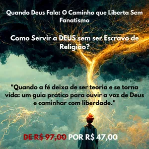 Imagem de capa para o Ebook Quando DEUS Fala:  O Caminho que Liberta sem Fanatismo