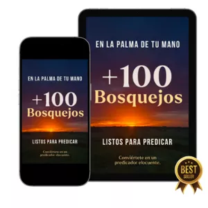 Imagen de portada para Ebook +100 Bosquejos Listos para Predicar + 3 Bonos Gratis