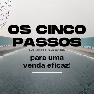 Imagem de capa para o Ebook 5 PASSOS PARA UMA VENDA EFICAZ