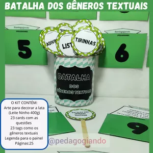 Imagem de capa para o Ebook BATALHA DOS GÊNEROS TEXTUAIS