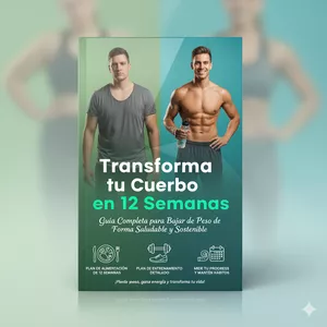 Imagen de portada para Ebook "Transforma tu Cuerpo en 12 Semanas: Guía Completa para Bajar de Peso de Forma Saludable y Sostenible"