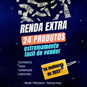 Imagem de capa para o Ebook 24 Produtos mais vendidos em 2023