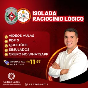 Imagem de capa para o Curso online Curso RLM Polícia Militar da Paraíba