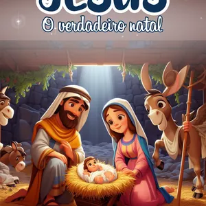 Imagem de capa para o Ebook JESUS, A VERDADEIRA HISTÓRIA DE NATAL 👑⭐