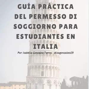 Imagen de portada para Ebook Guía práctica del Permesso di Soggiorno para estudiantes